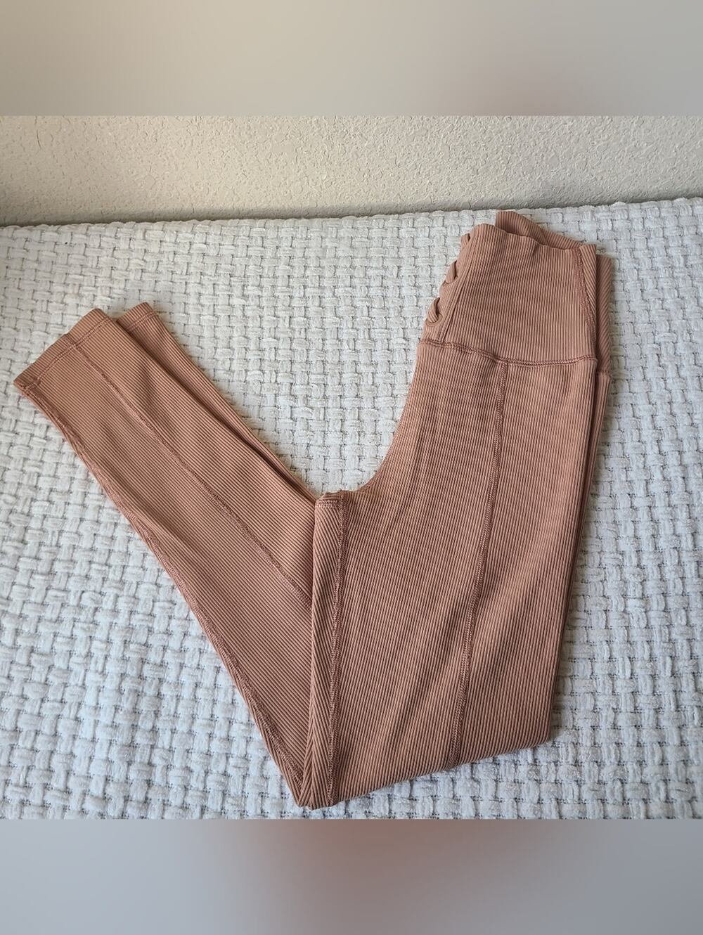 Offline by Aerie Ribbed Leggings in Mauve Women's Size M